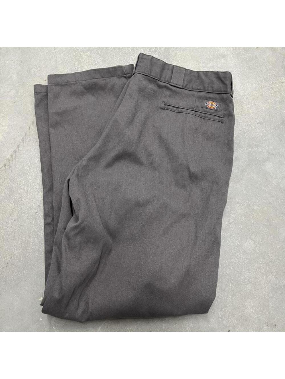Dickies Work Pants Gray 40x32 Straight Fit Durable Workwear Casual